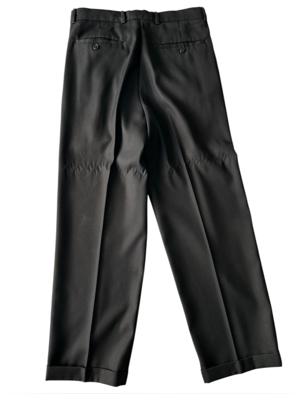 Perry Ellis Men’s Black Cuffed Leg Dress Pants Size 30/30 - NWOT - Picture 10 of 15
